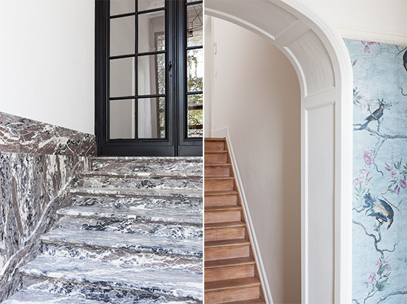 Eikenhouten interieurdetail na renovatie