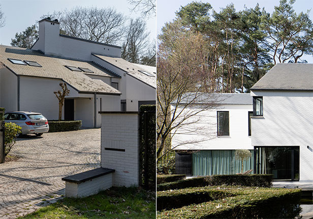 Linnen bekleding in een lichte woonkamer